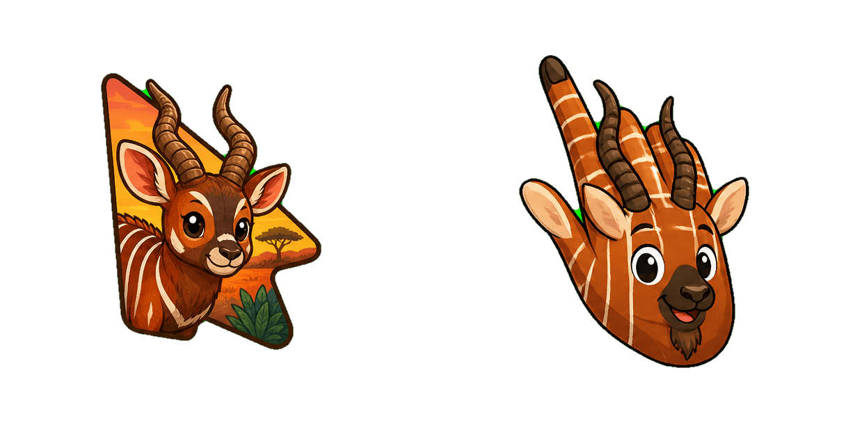 Bongo Antelope Cursor-Paket