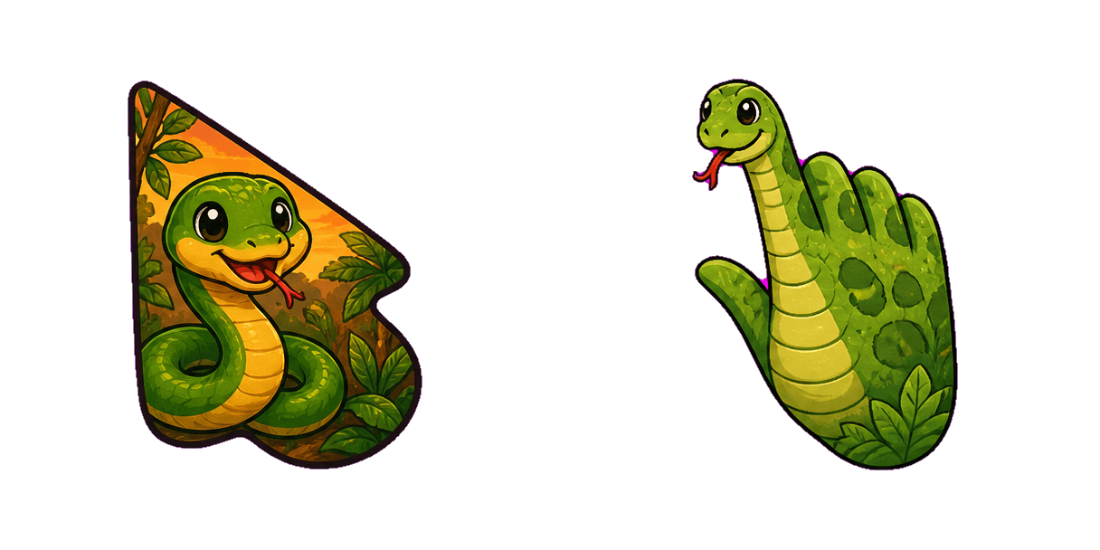 Green Mamba cursor pack