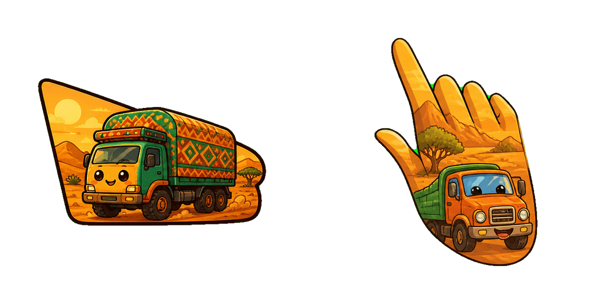Africa Trans-Sahara Truck Cursor-Paket