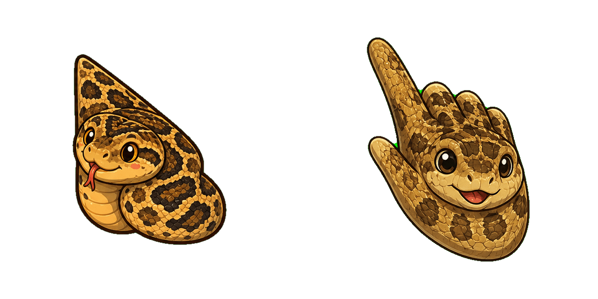 Puff Adder cursor pack