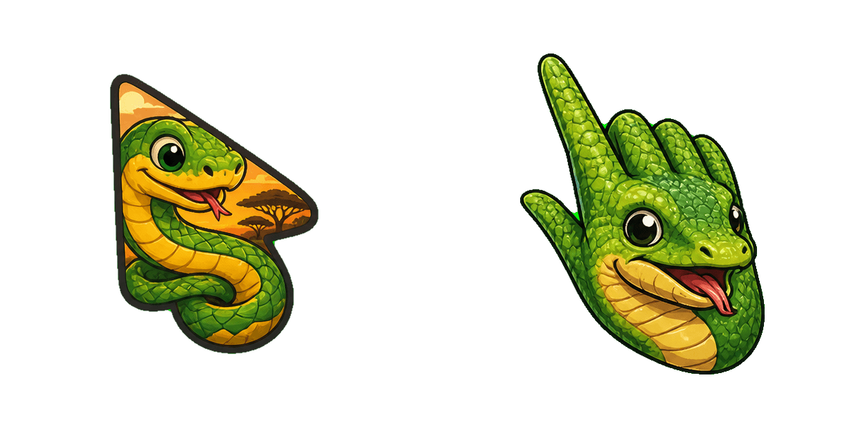Boomslang cursor pack