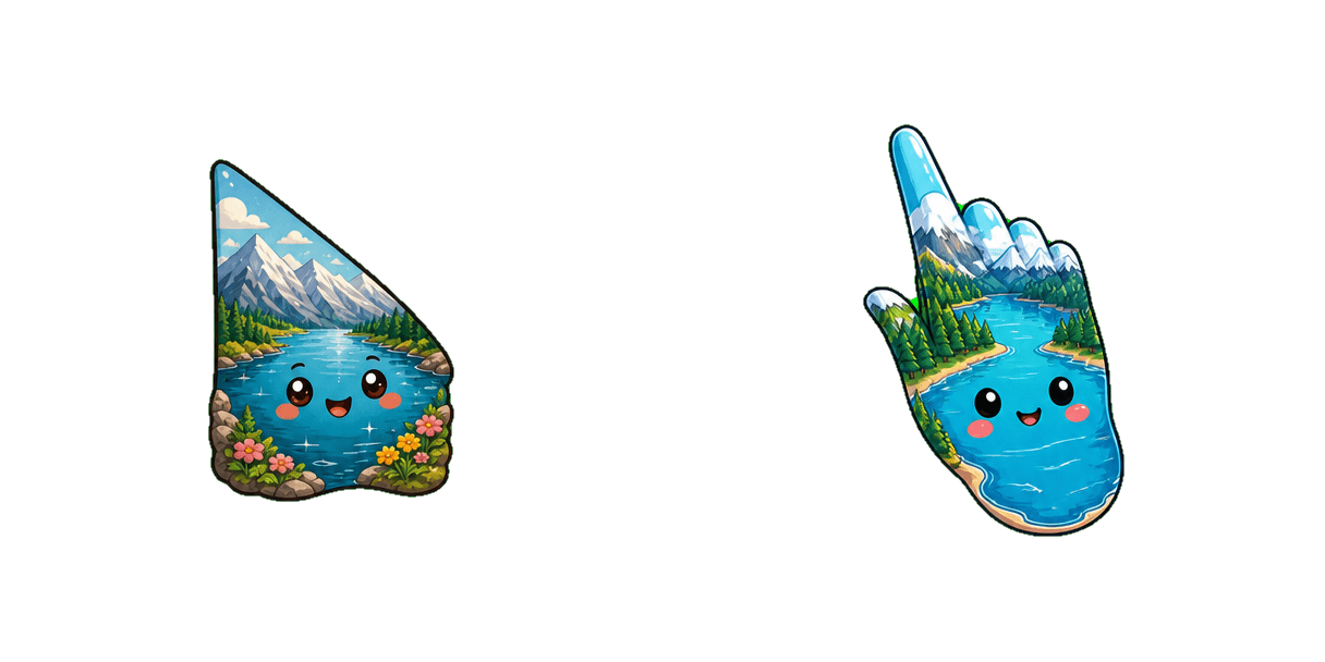 Xinjiang Heavenly Lake cursor pack