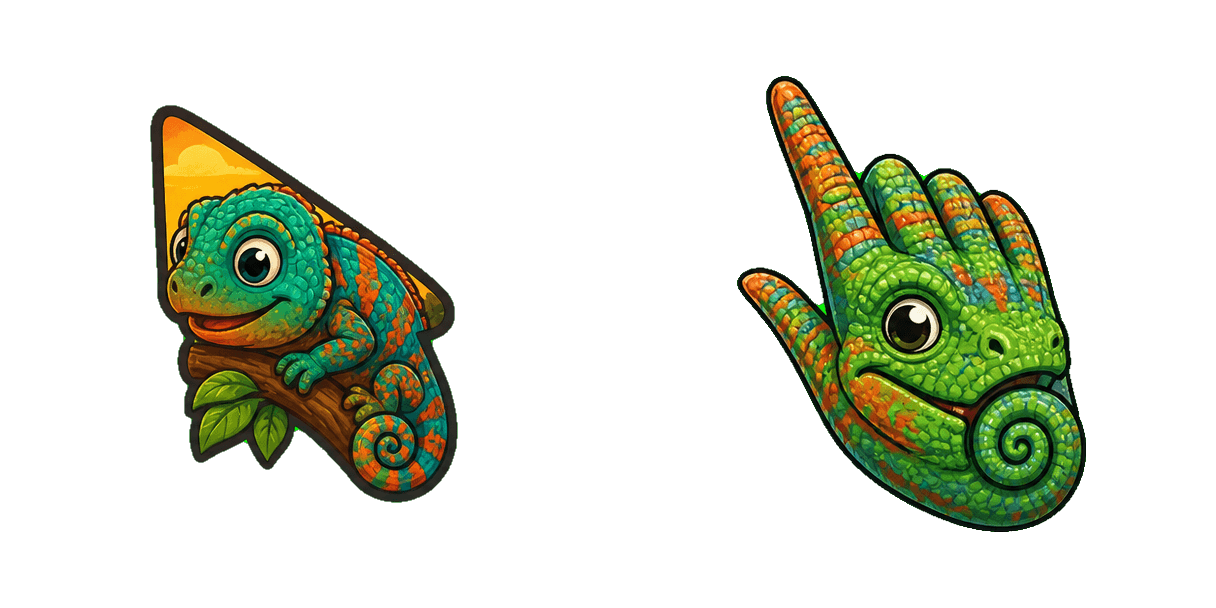 Panther Chameleon cursor pack