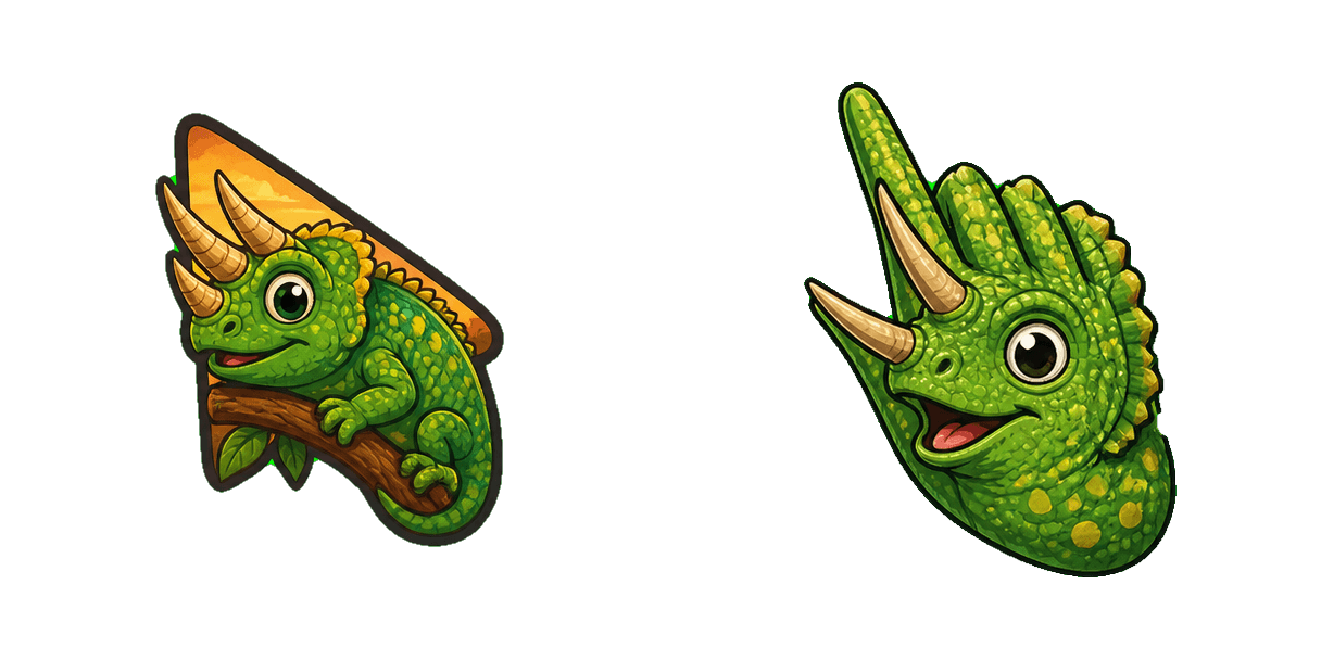 Jackson’s Chameleon cursor pack