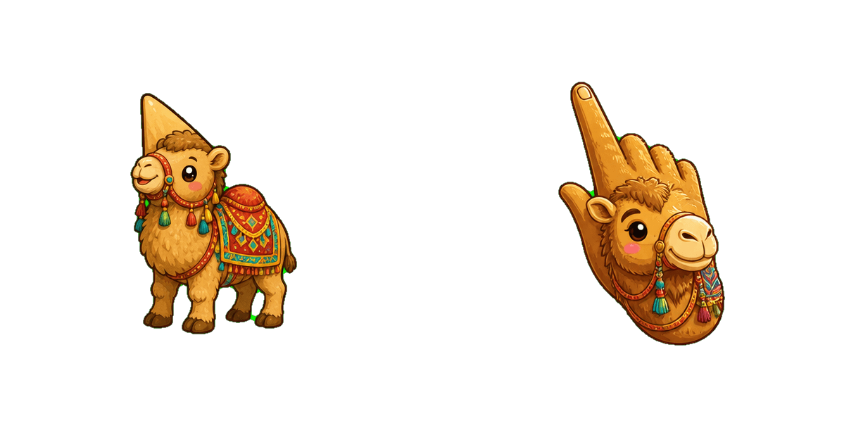 Xinjiang Desert Camel cursor pack