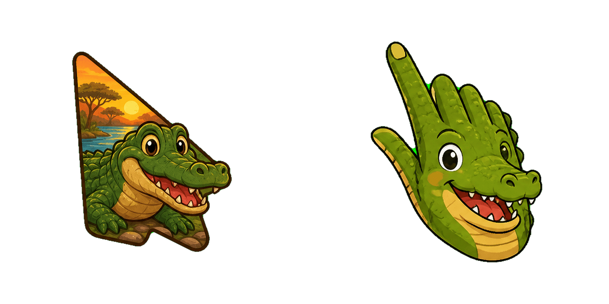 Nile Crocodile Cursor-Paket