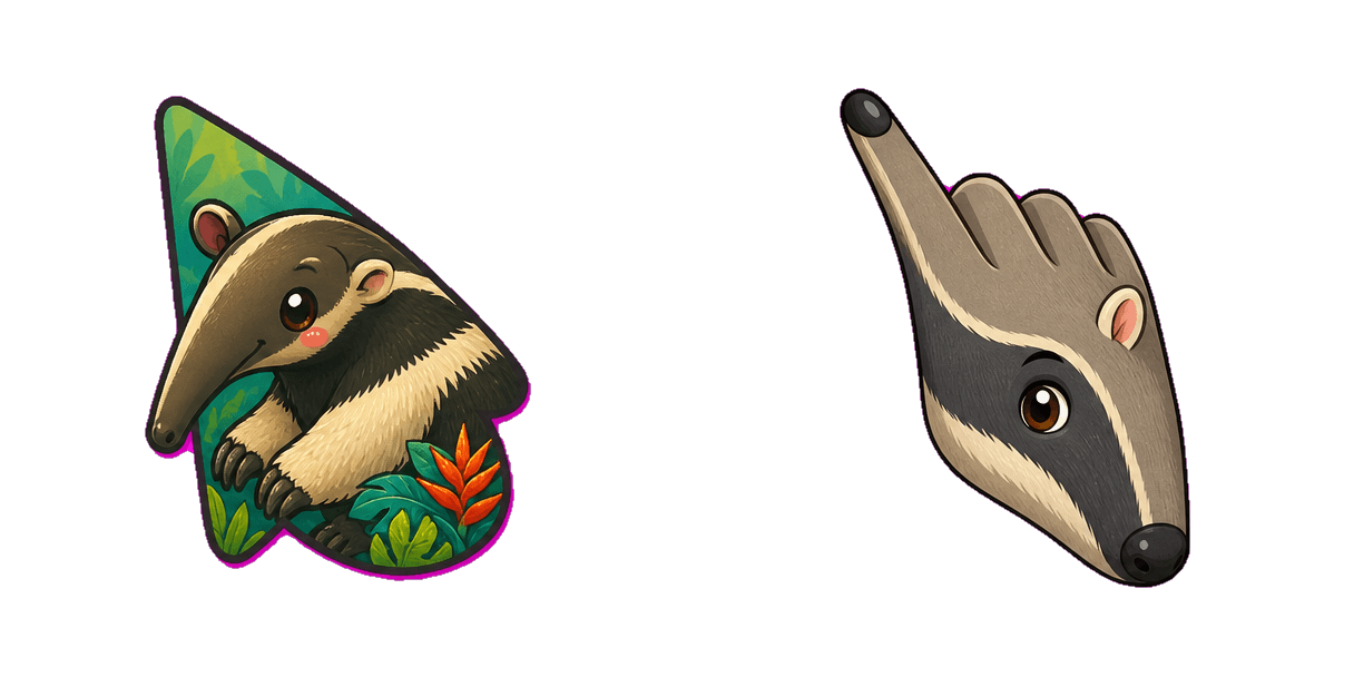 Jungle Giant Anteater Cursor-Paket
