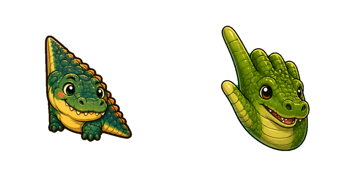 Dwarf Crocodile Cursor-Paket