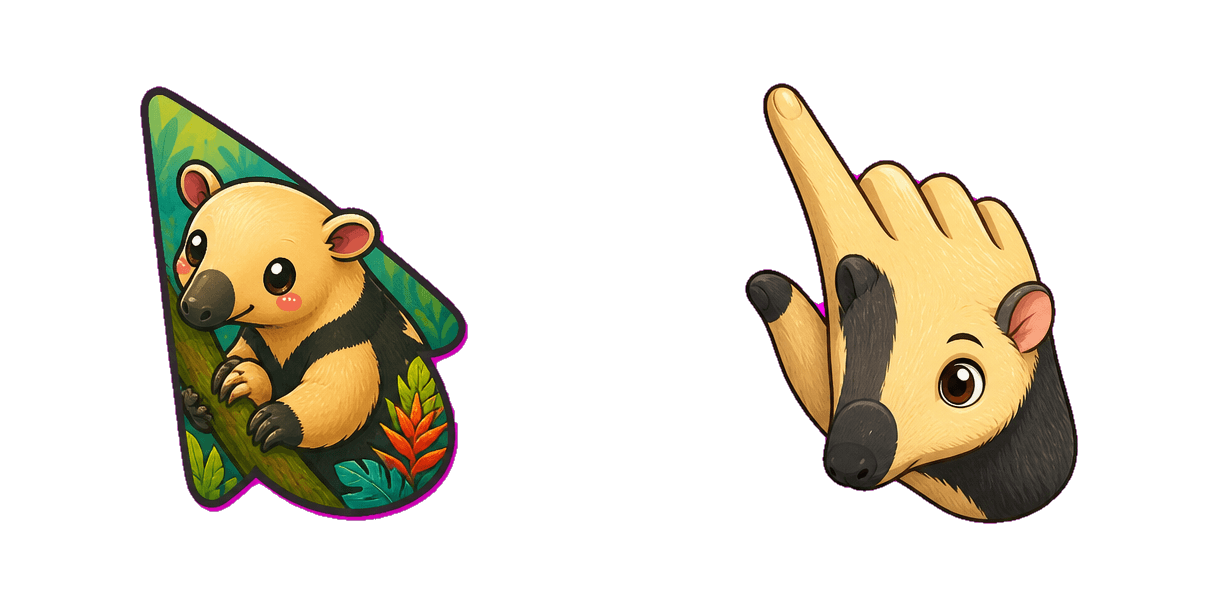 Jungle Tamandua Cursor-Paket