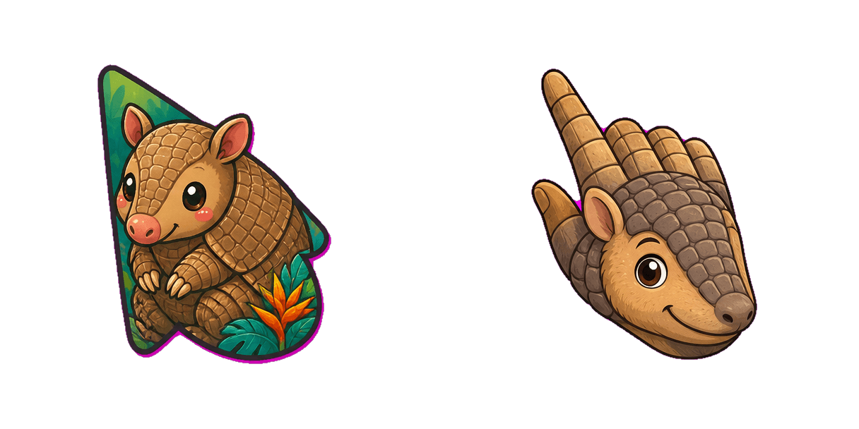 Jungle Armadillo Cursor-Paket