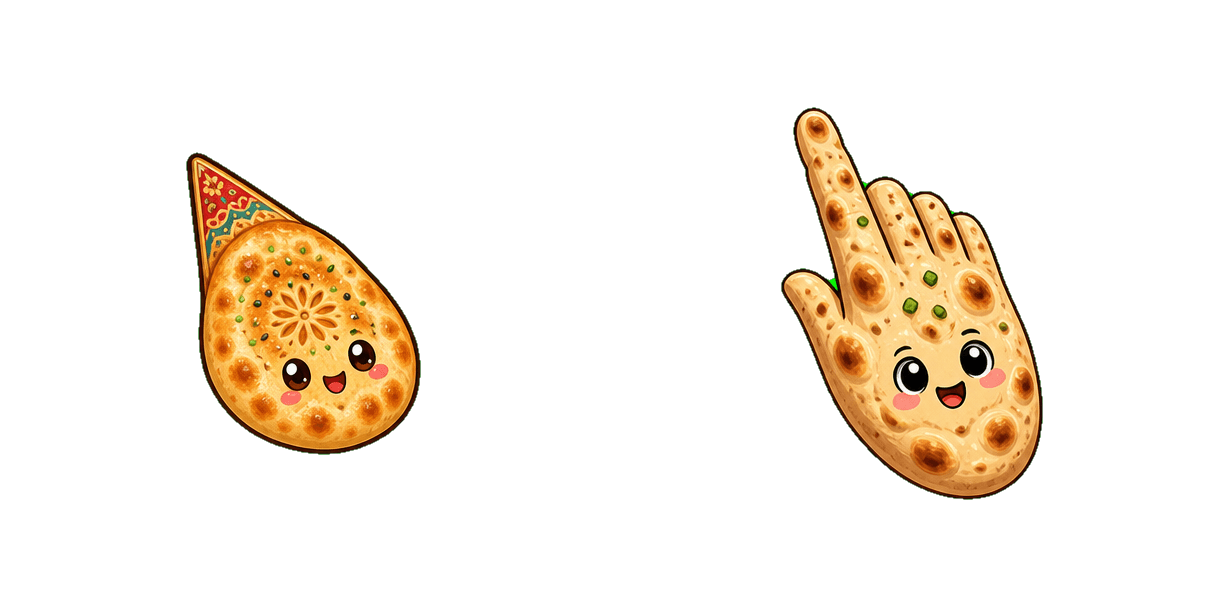 Pack de cursores Xinjiang Naan Bread