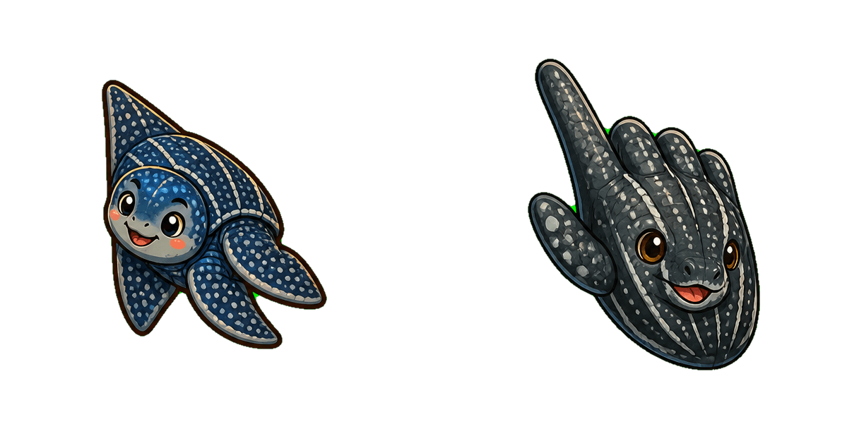 Leatherback Turtle Cursor-Paket