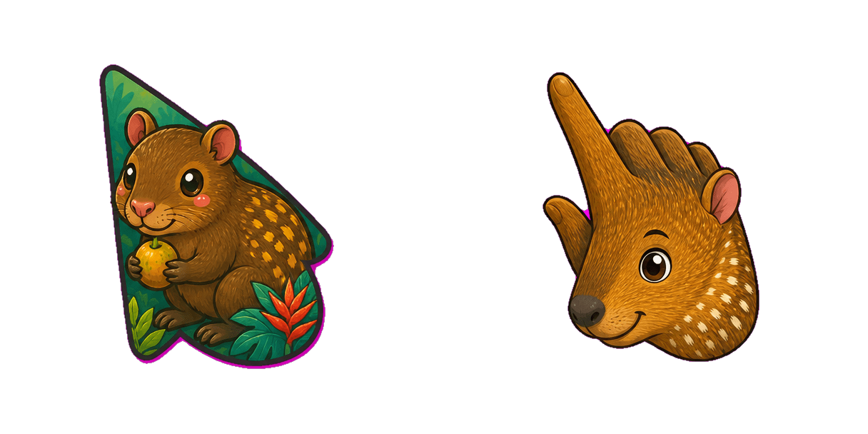 Jungle Agouti Cursor-Paket