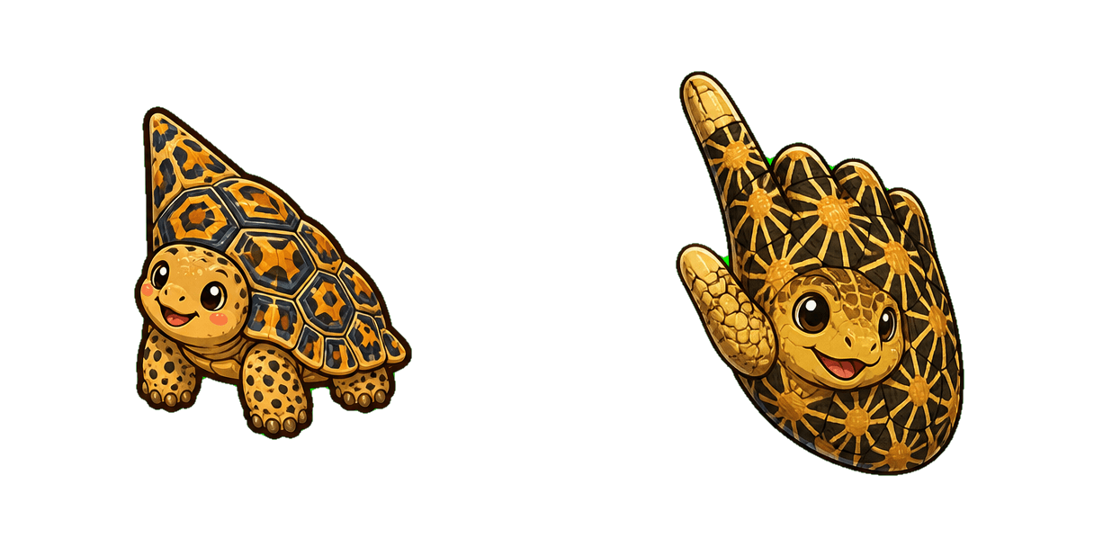 Leopard Tortoise Cursor-Paket