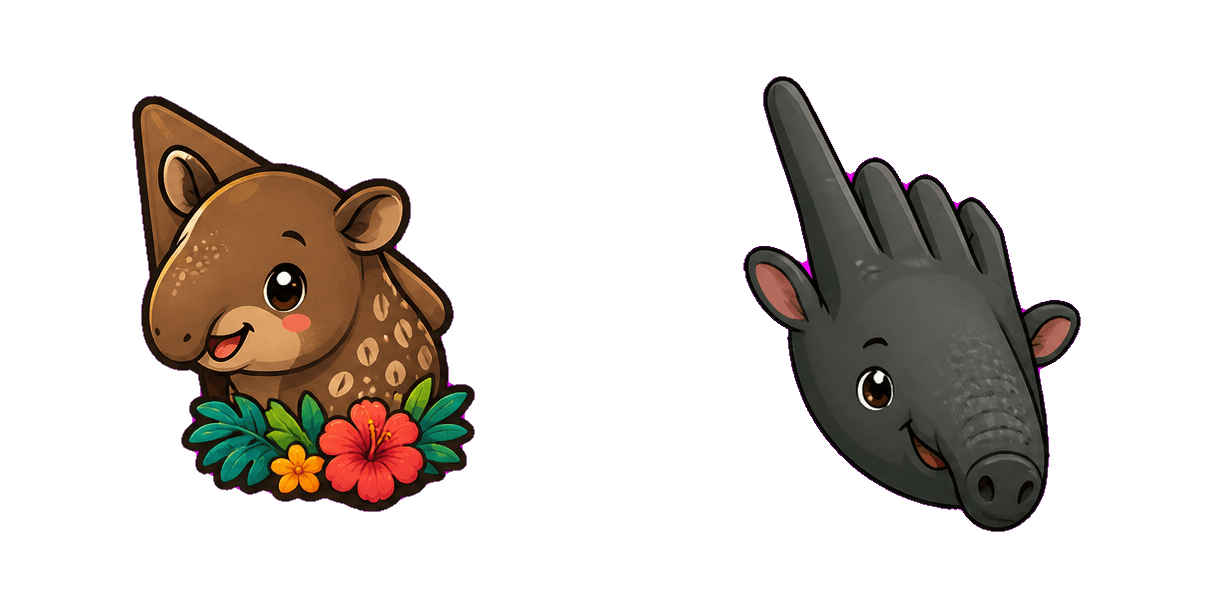 Jungle Tapir Cursor-Paket