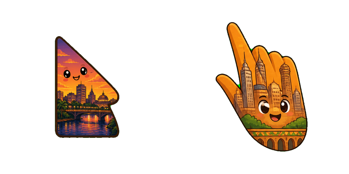 حزمة المؤشرات المخصصة Central African Republic Bangui Skyline