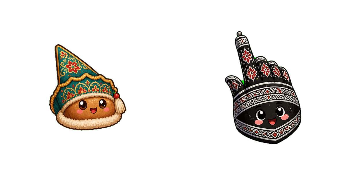 Xinjiang Traditional Hat cursor pack
