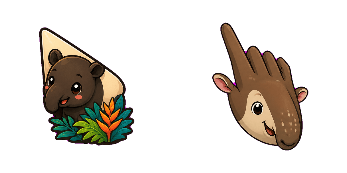 Jungle Baird's Tapir Cursor-Paket