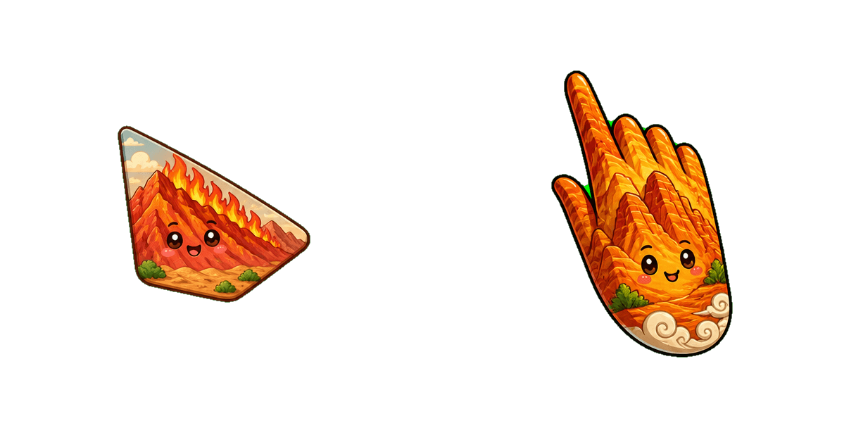 Turpan Flaming Mountains cursor pack