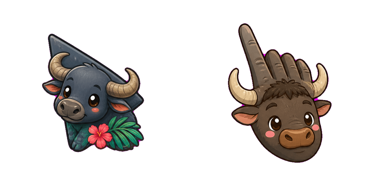 Jungle Forest Buffalo Cursor-Paket