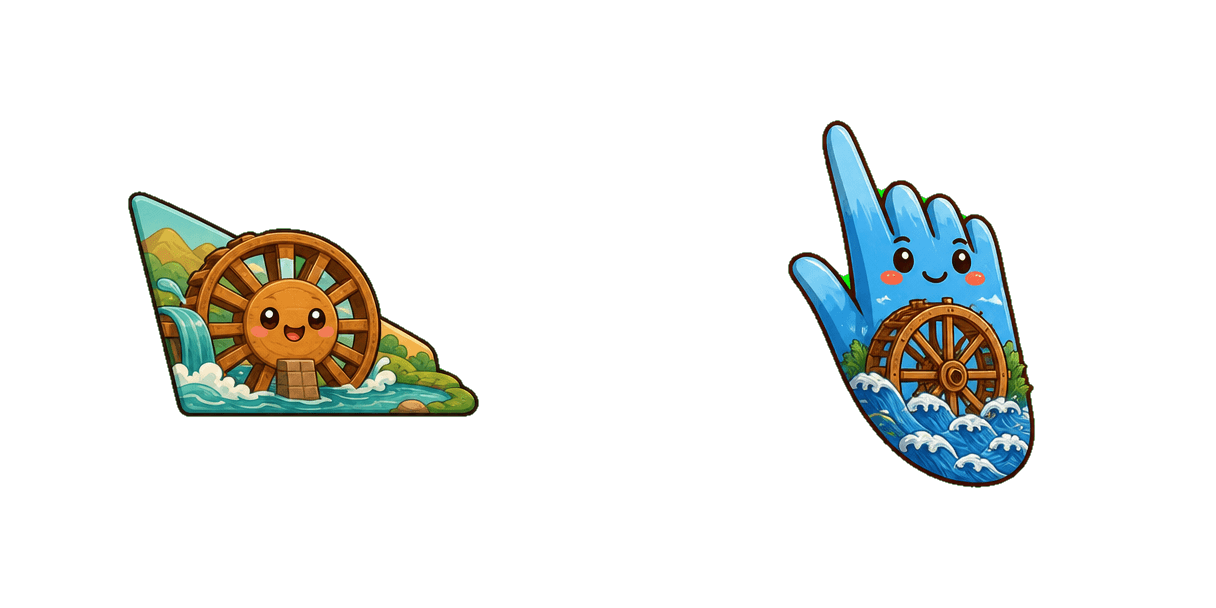 Pack de curseurs personnalisés Yellow River Waterwheel