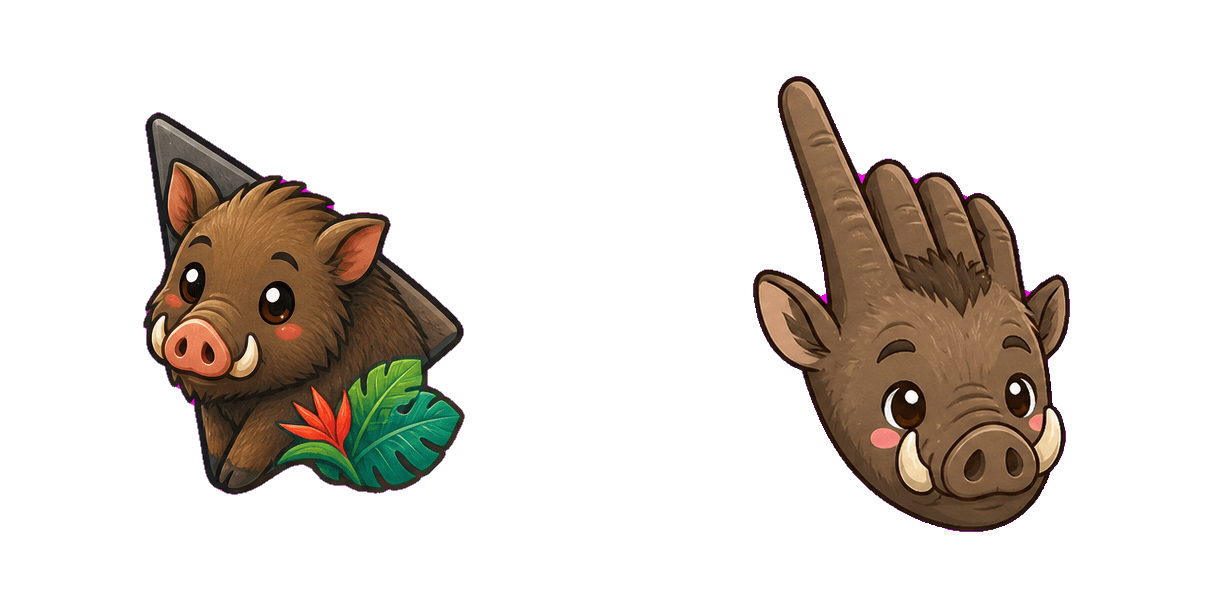 Jungle Wild Boar Cursor-Paket
