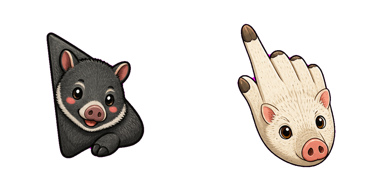 Jungle White-Lipped Peccary Cursor-Paket