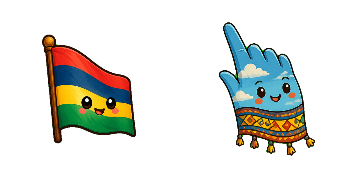 حزمة المؤشرات المخصصة Mauritius Flag