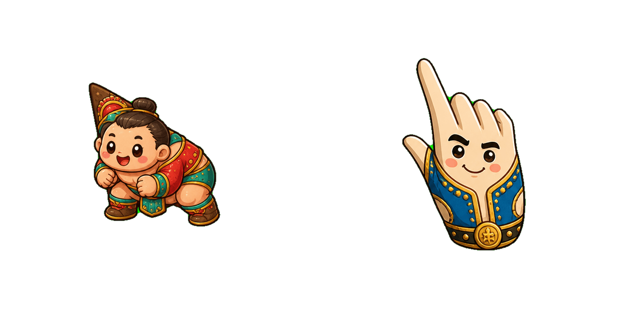 Mongolian Wrestling cursor pack