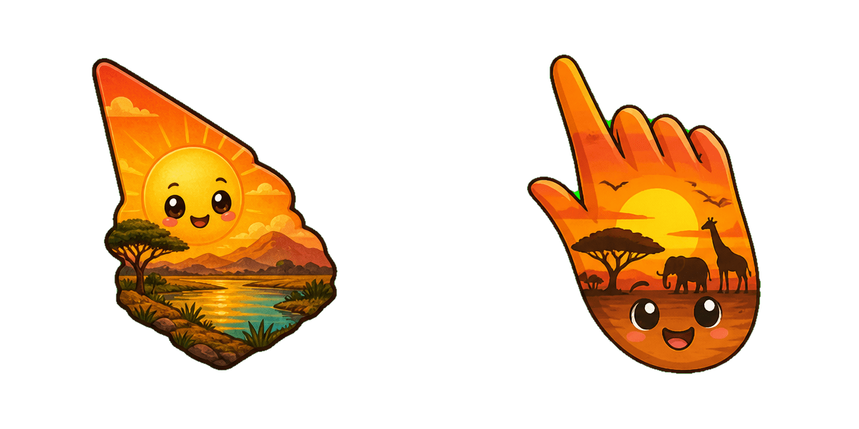 Ethiopia Golden Sunset cursor pack