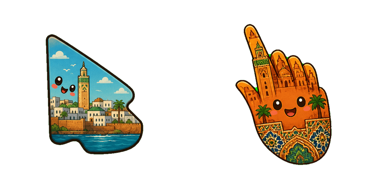 حزمة المؤشرات المخصصة Morocco Rabat Skyline