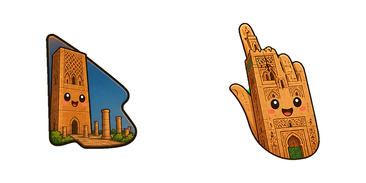 حزمة المؤشرات المخصصة Morocco Hassan Tower