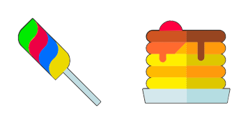 Lollipop and crepes Cursor Pack