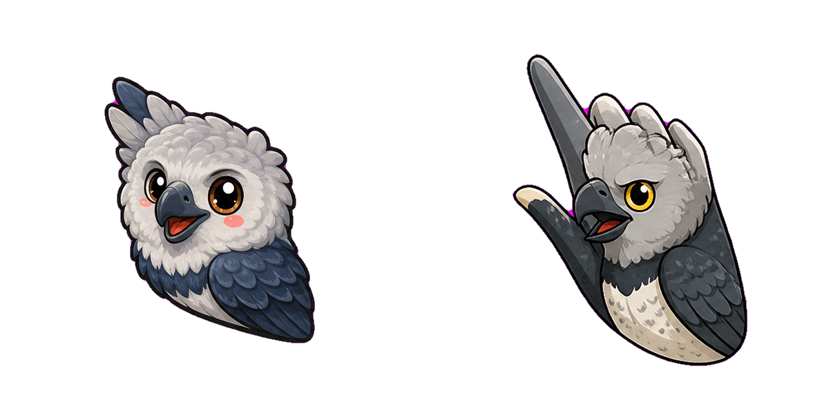 حزمة المؤشرات المخصصة Jungle Harpy Eagle