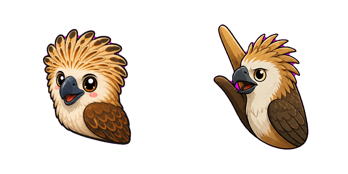 حزمة المؤشرات المخصصة Jungle Philippine Eagle