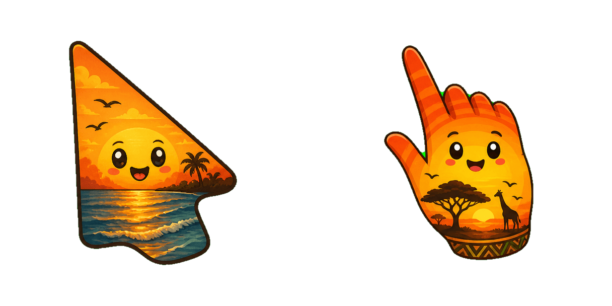 Gambia Golden Sunset Cursor-Paket
