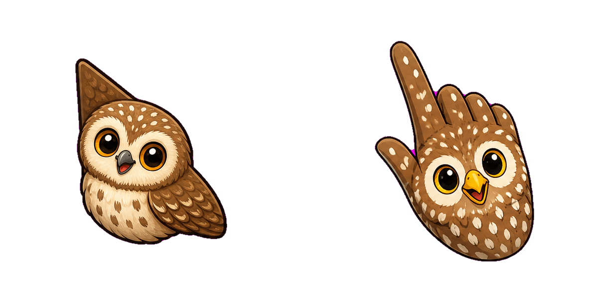 حزمة المؤشرات المخصصة Jungle Pygmy Owl