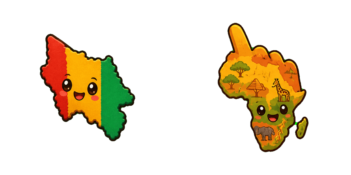 Guinea Map cursor pack