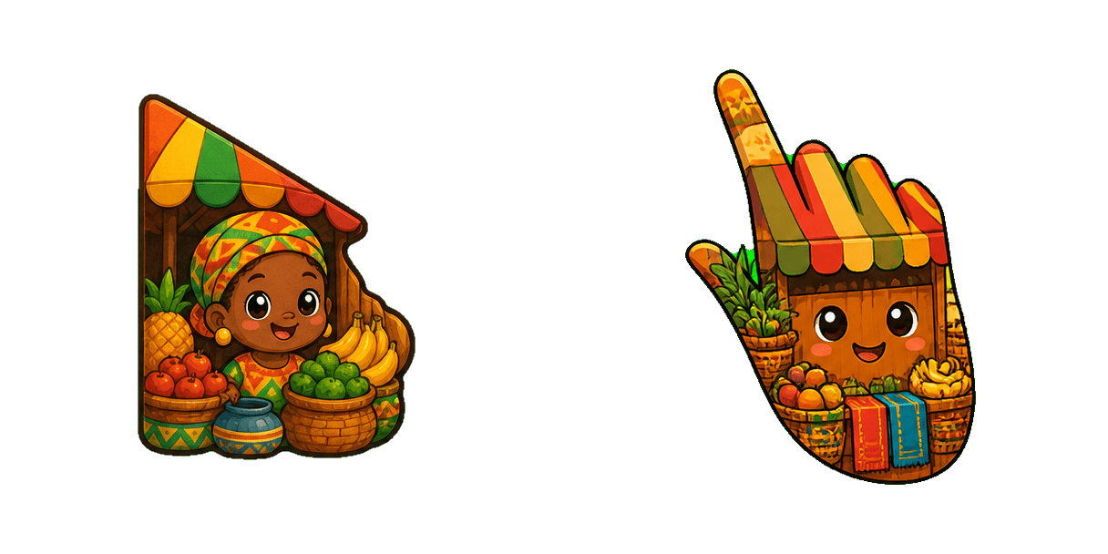 Guinea Traditional Market cursor pack