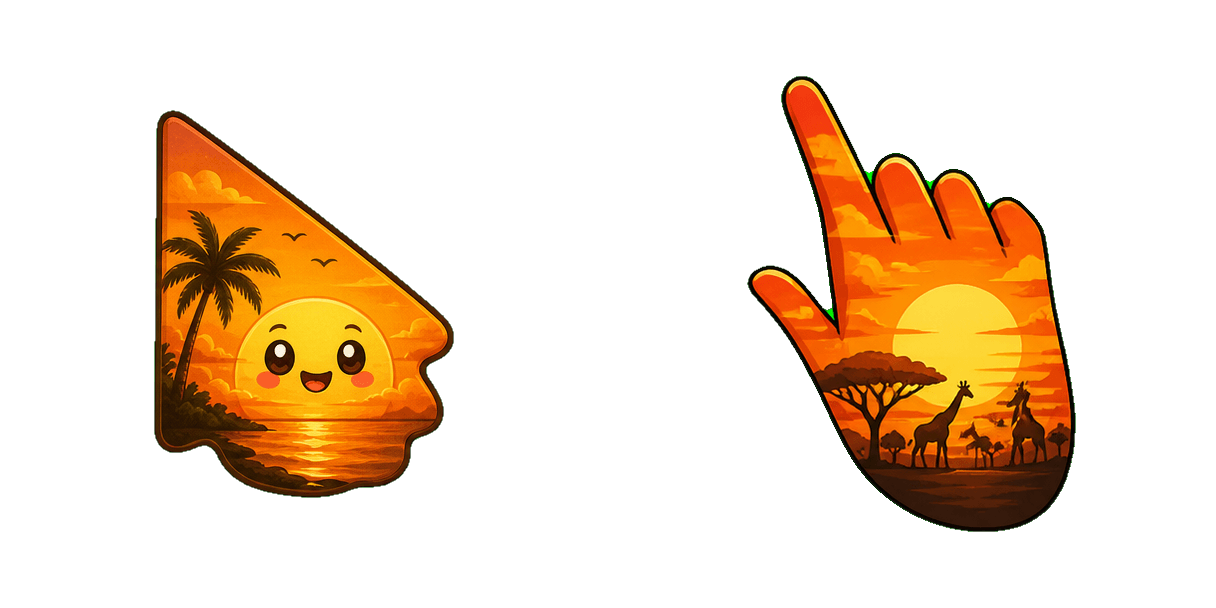Guinea Golden Sunset cursor pack
