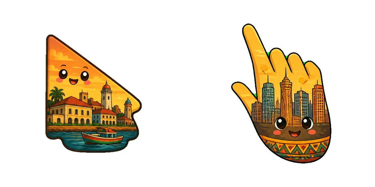 Guinea-Bissau Bissau Skyline Cursor-Paket