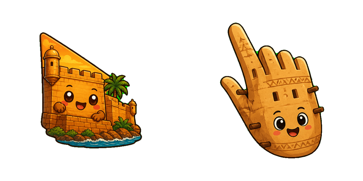 Guinea-Bissau Fortress of Amura Cursor-Paket