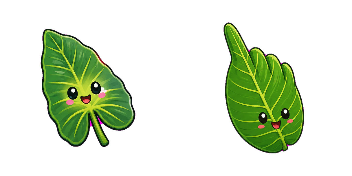حزمة المؤشرات المخصصة Jungle Giant Leaf