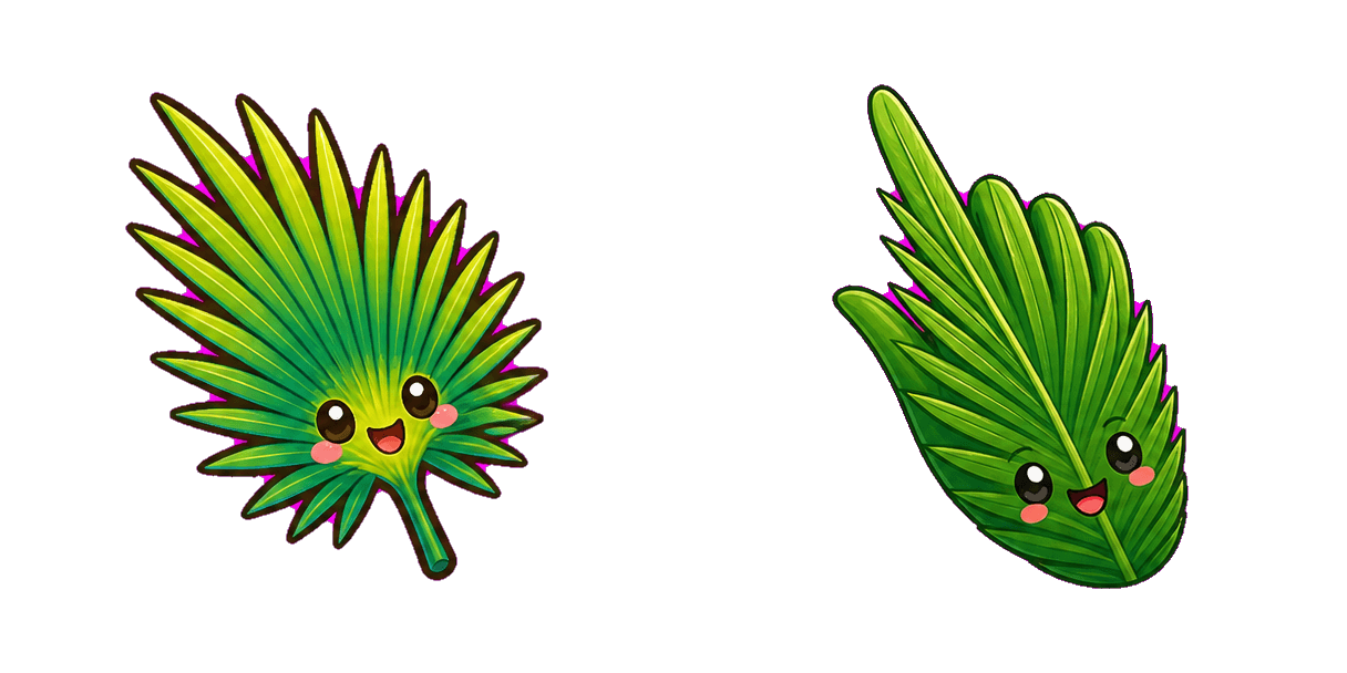 حزمة المؤشرات المخصصة Jungle Palm Leaf