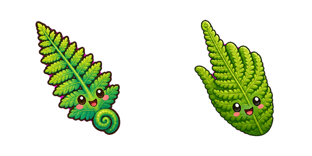 حزمة المؤشرات المخصصة Jungle Fern Frond