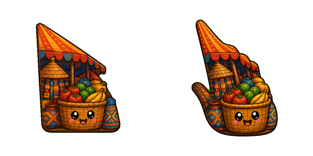 Kenya Traditional Market Cursor-Paket