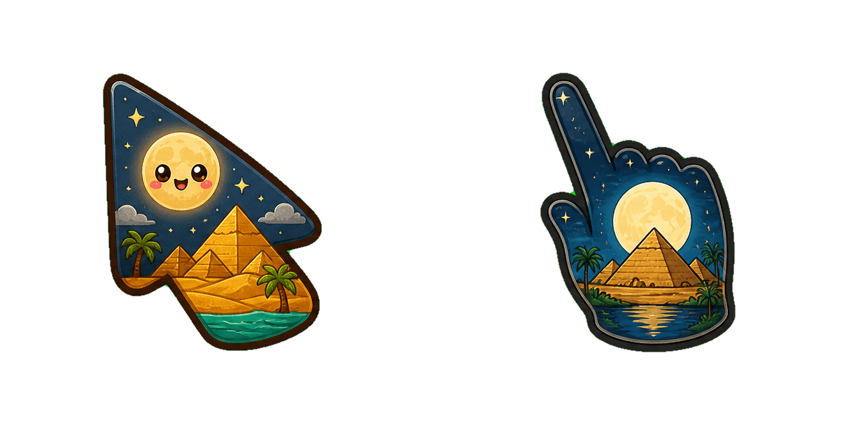 Sinai Moonrise cursor pack