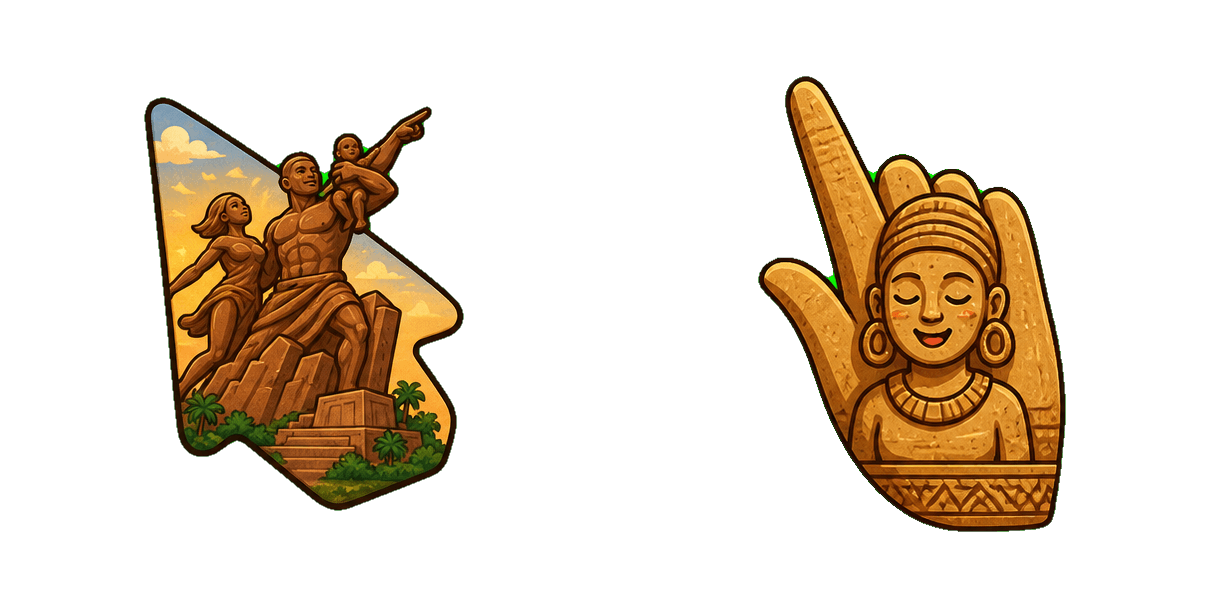 حزمة المؤشرات المخصصة Senegal African Renaissance Monument