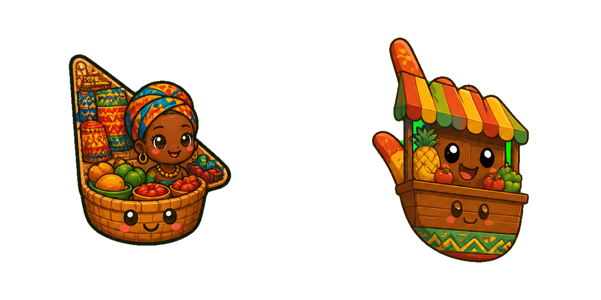حزمة المؤشرات المخصصة Senegal Traditional Market