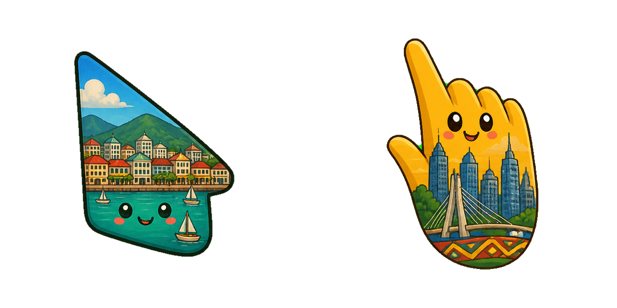 حزمة المؤشرات المخصصة Seychelles Victoria Skyline